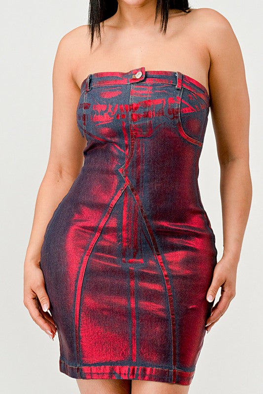 Hellcat Denim Mini Dress image 3