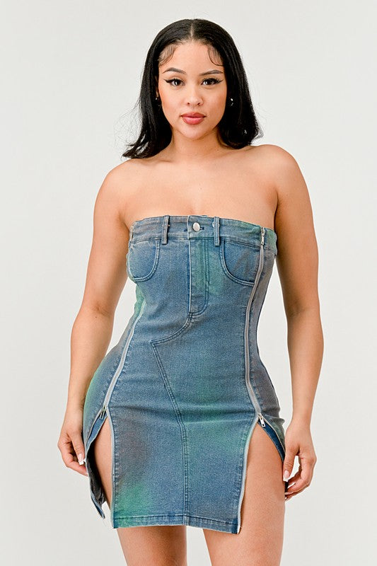 Denim Rush Hour Mini Dress image 2