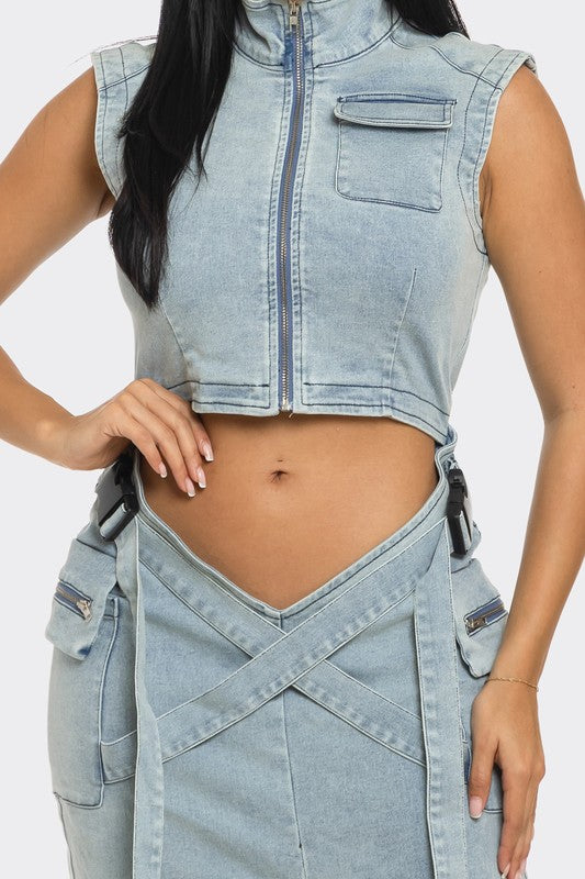 Modern Edge Denim Co-ord Set image 2