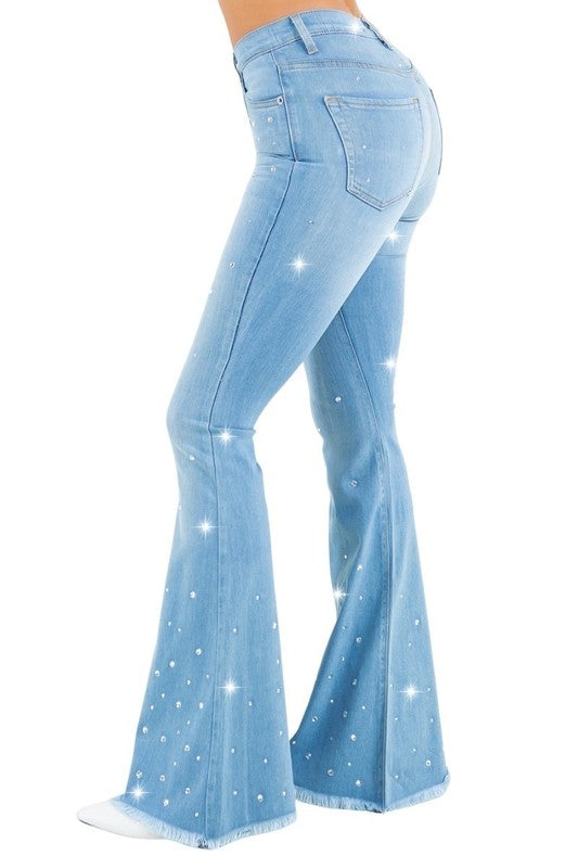 Vegas Glam Bell Bottom Jeans image 3