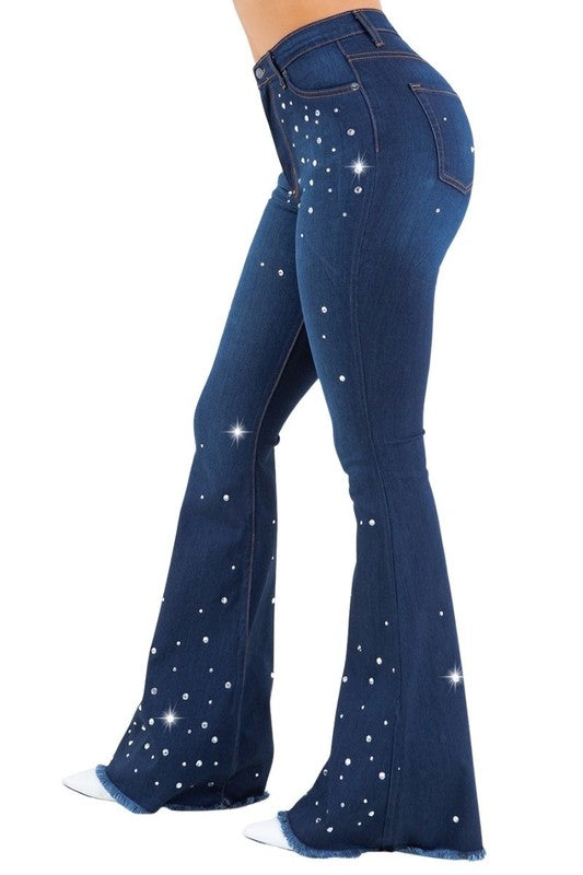 Vegas Glam Bell Bottom Jeans image 3
