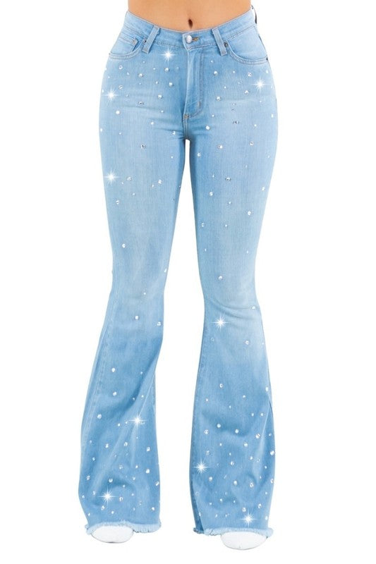Vegas Glam Bell Bottom Jeans image 2