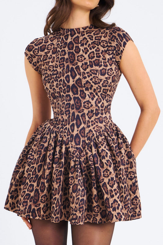 Wild Attraction Leopard Skater Dress image 2