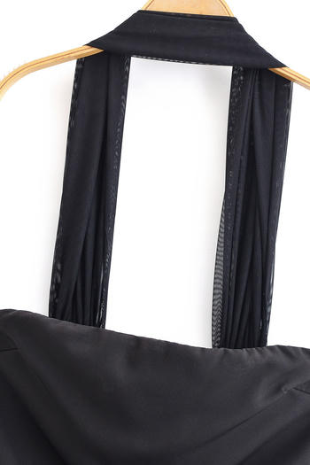 Sheer Elegance Halter Maxi Dress image 3