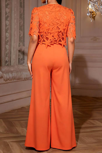 Radiant Flame Lace Pant Set image 3