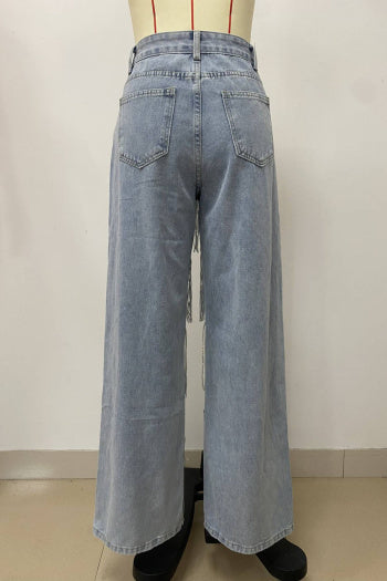 Fringe With Benefits: Rhinestone Denim Jeans image 3