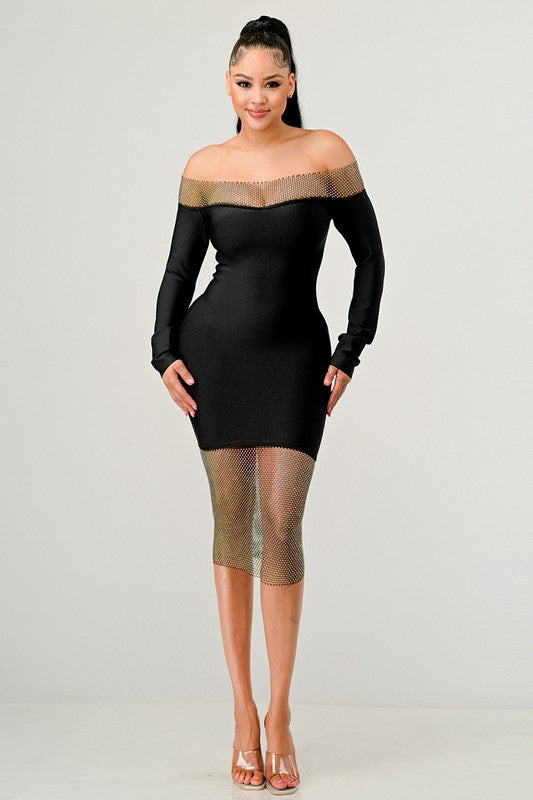 Rebel Dreams Bandage Midi Dress image 2