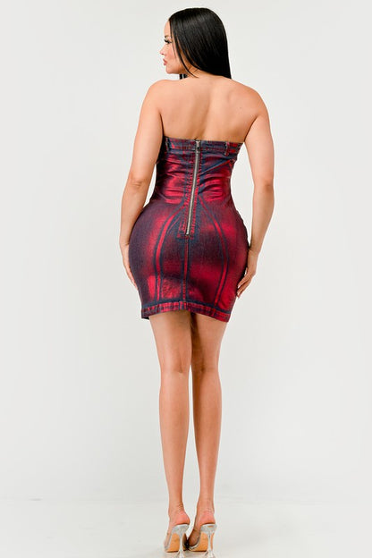 Hellcat Denim Mini Dress