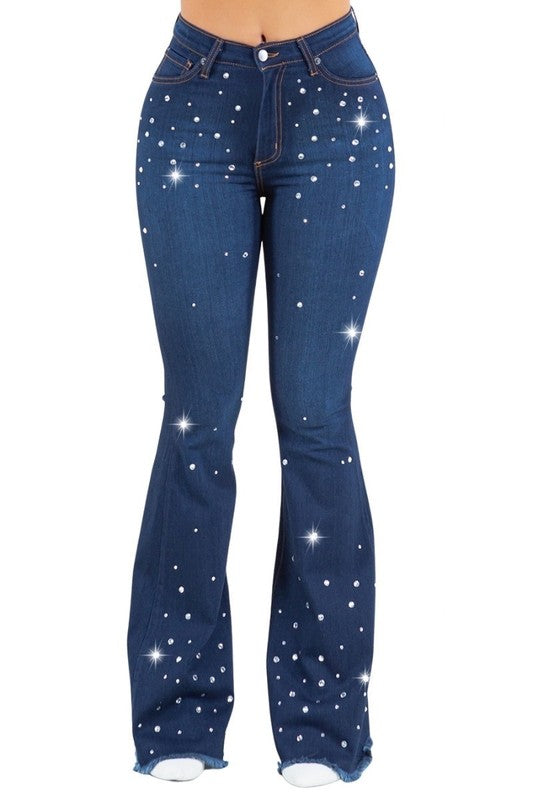 Vegas Glam Bell Bottom Jeans image 2