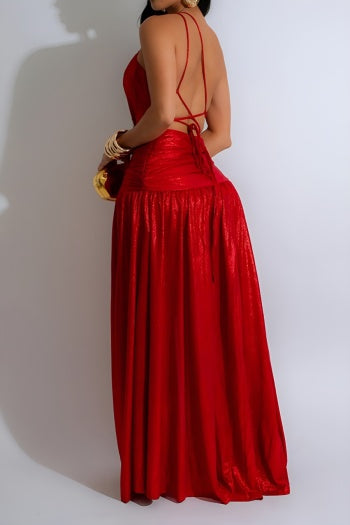 Sexy Plus Size Hollow Maxi Dress