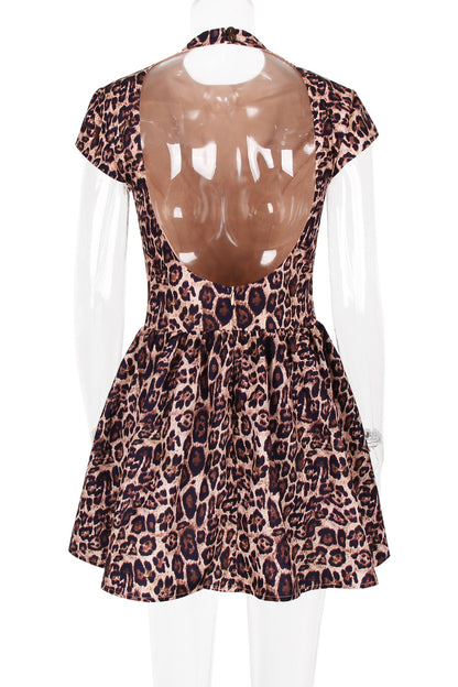 Wild Attraction Leopard Skater Dress