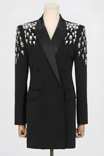 Ritzy Rhinestone Blazer Mini Dress image 2