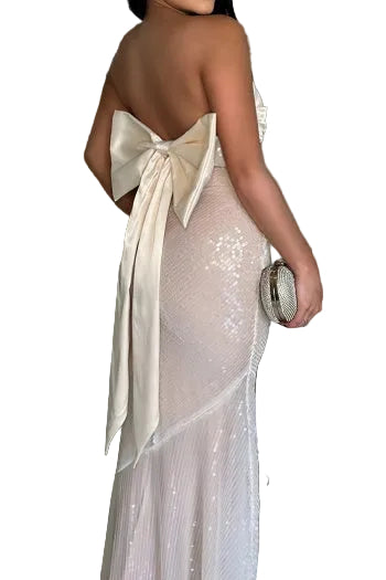 Plus Size Sequin Maxi Dress