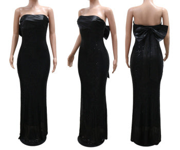 Plus Size Sequin Maxi Dress