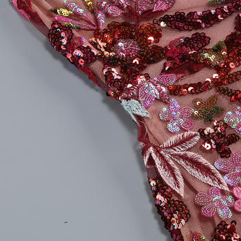 Sparkling Sequin Embroidered Backless Mini Dress for Dazzling Party Nights