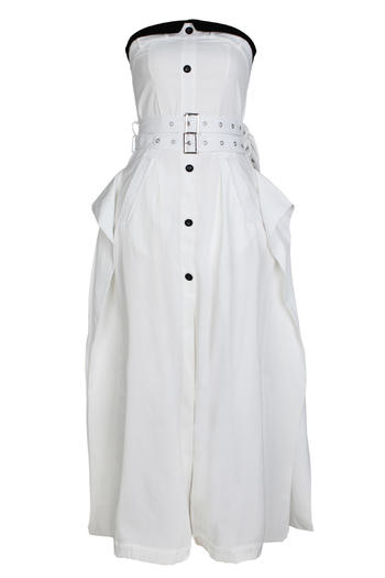 Elegant Plus Size Non-Stretch Contrast Color Maxi Dress with Button Details