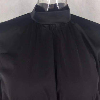 Stylish Non-Stretch Ruched Mini Dress with Elegant Lantern Sleeves