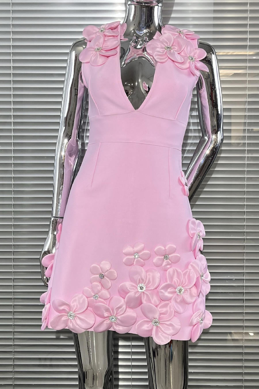 Floral Elegance Mini Dress