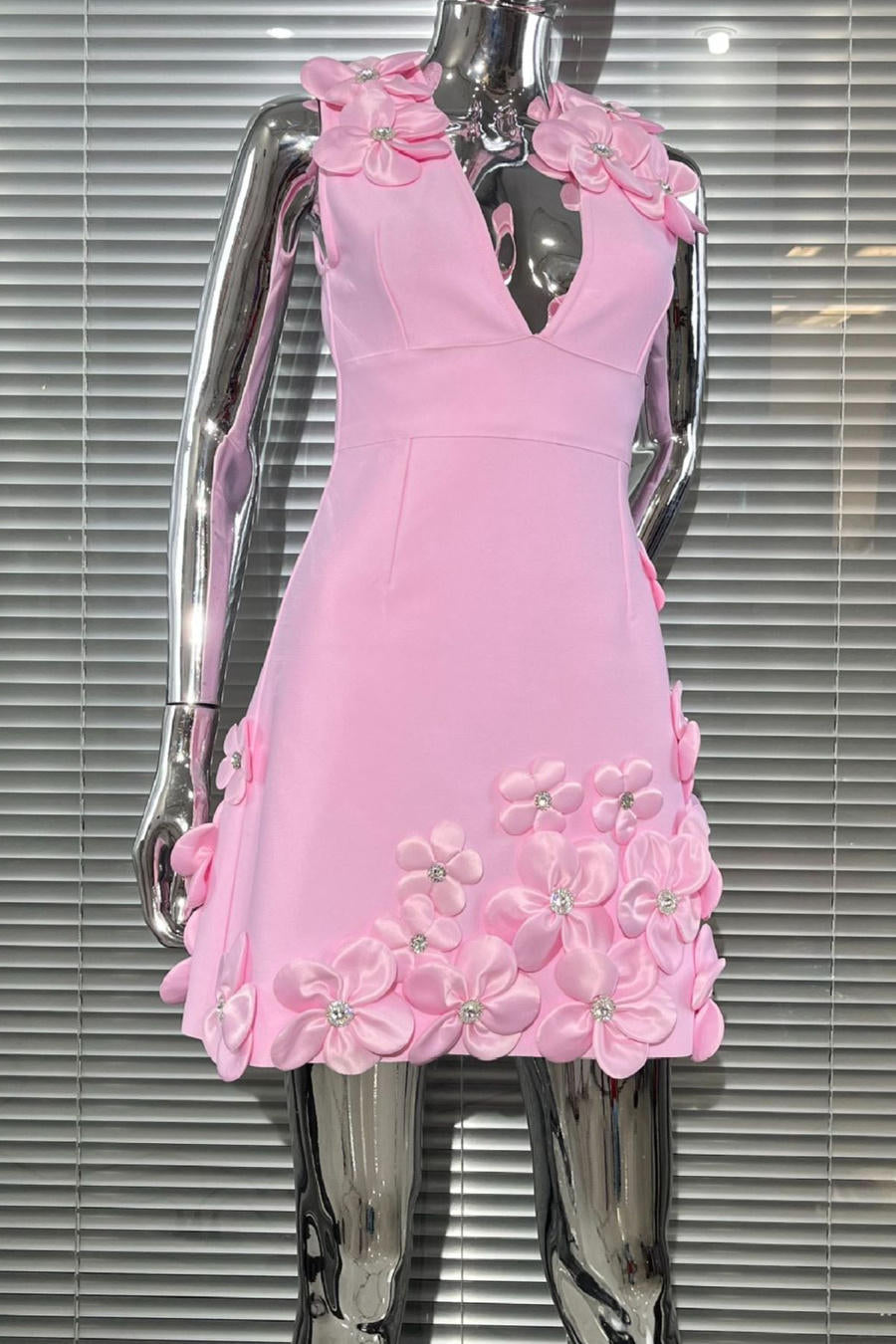 Floral Elegance Mini Dress