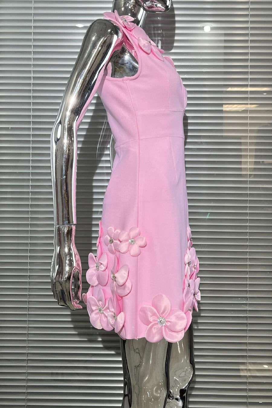 Floral Elegance Mini Dress