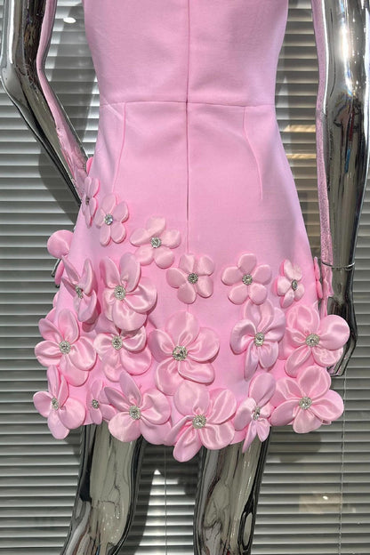 Floral Elegance Mini Dress