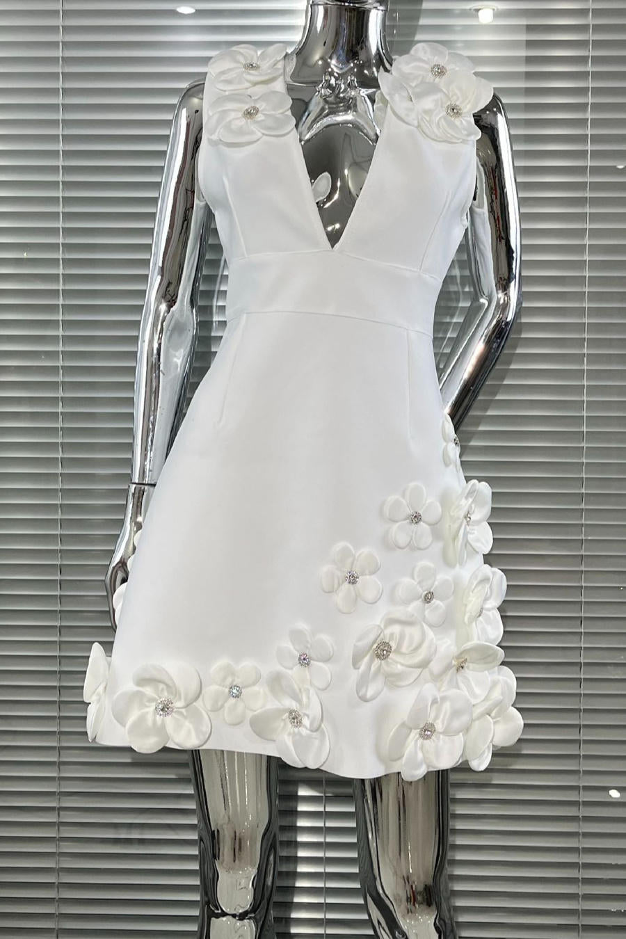 Floral Elegance Mini Dress