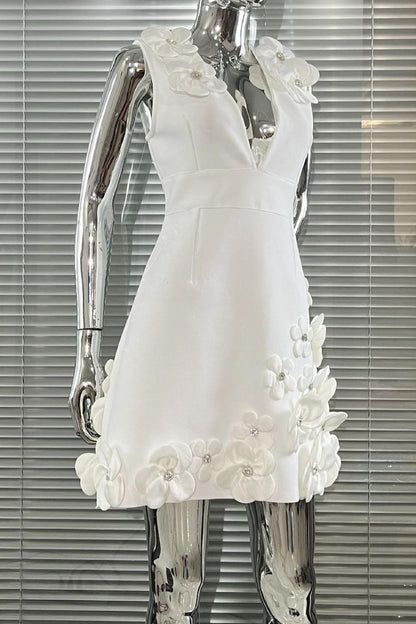 Floral Elegance Mini Dress