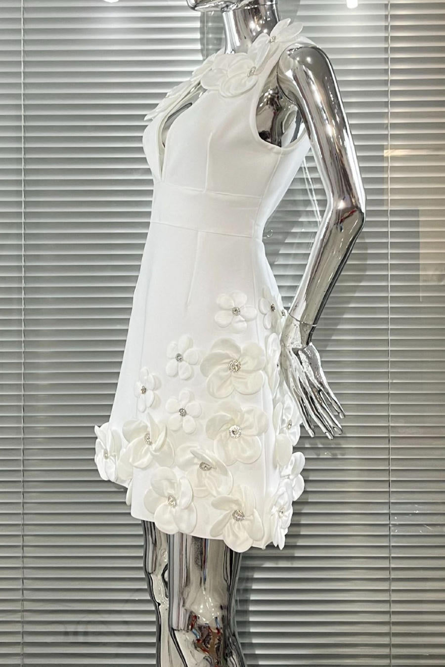 Floral Elegance Mini Dress