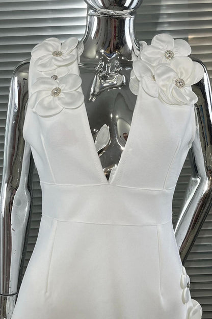 Floral Elegance Mini Dress