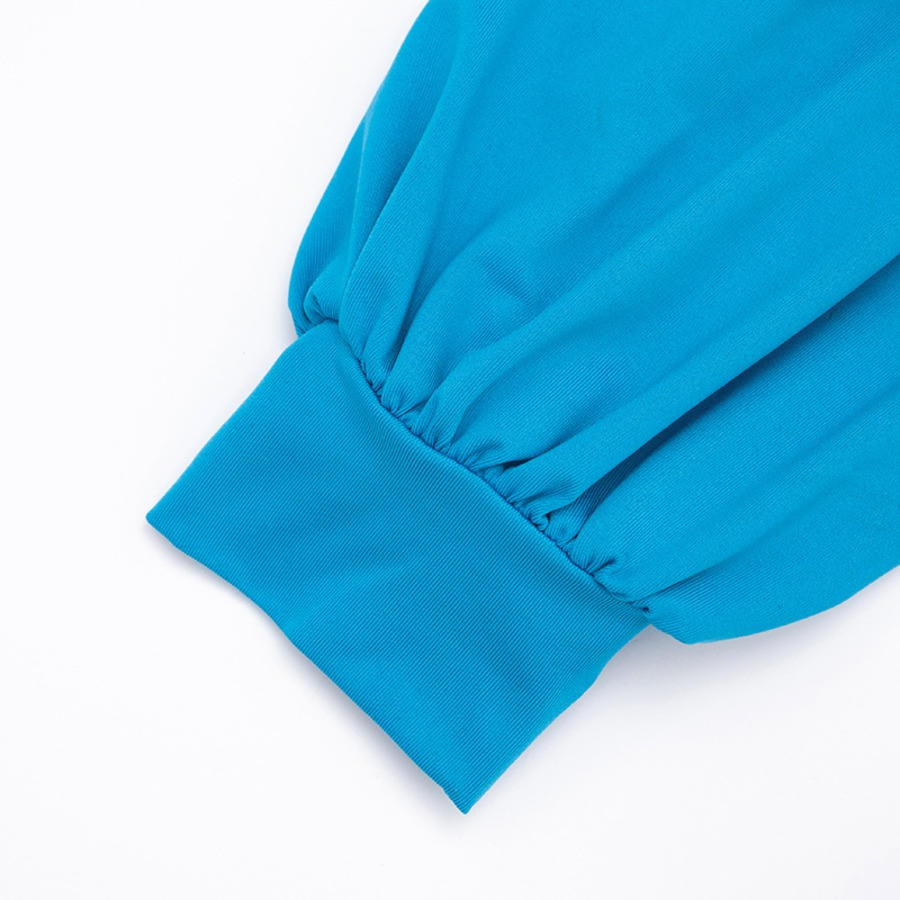 Turquoise Temptation Long Sleeve Mini Dress