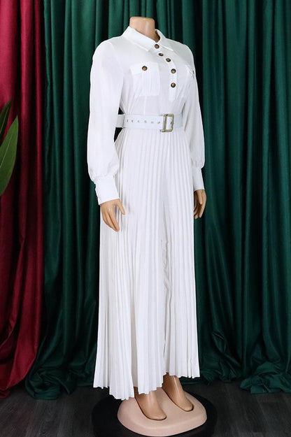 Owning the Room Wide Leg Pleated Jumpsuit