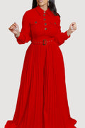 Owning the Room Wide Leg Pleated Jumpsuit