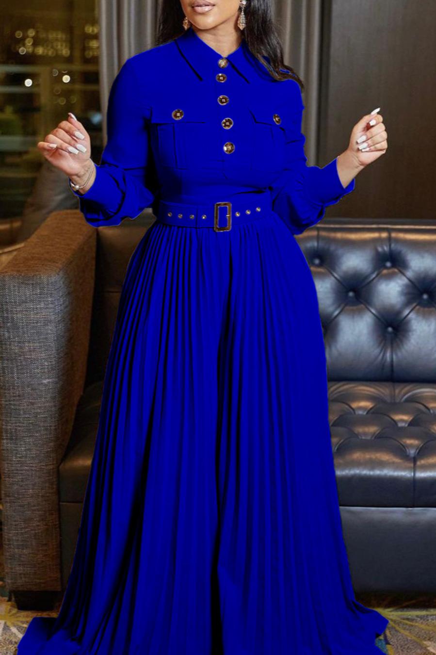 Owning the Room Wide Leg Pleated Jumpsuit