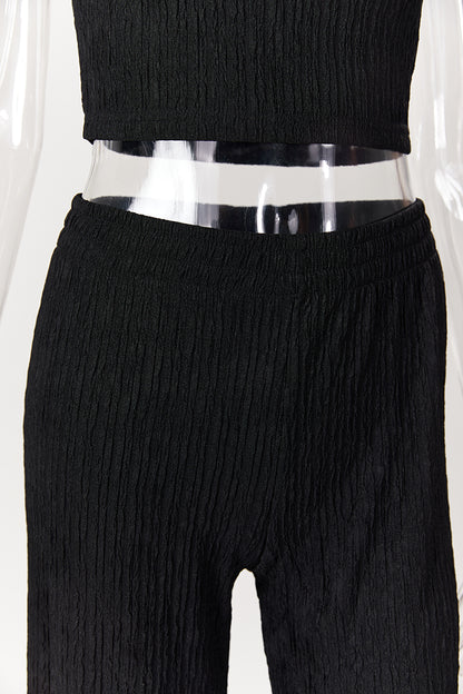 Sassy Lady Crop Top and Pants Sets