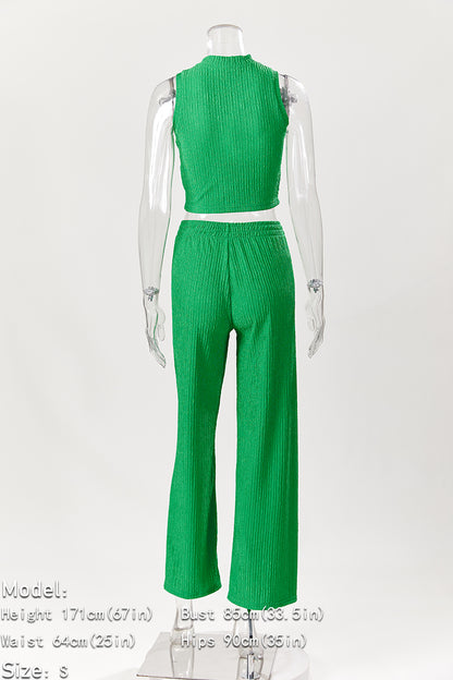 Sassy Lady Crop Top and Pants Sets