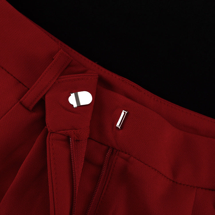 Red Sky Shorts Tie and Blazer Set