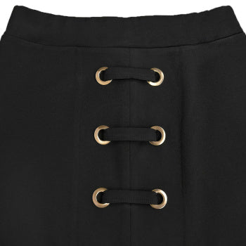 Casual Plus Size Slight Stretch Solid Color Tube Top Slim Slit Midi Skirt Set