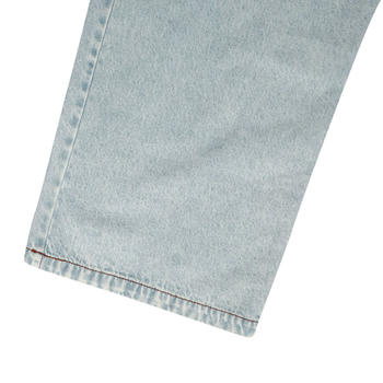 Plus Size Sky Blue Non-Stretch Denim Vest and Straight Jeans Set