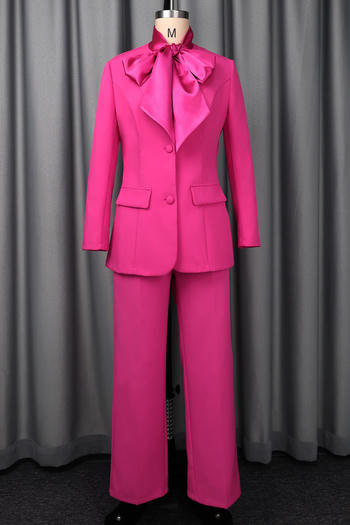 Femme Statement Bow Blazer Pant Set image 3