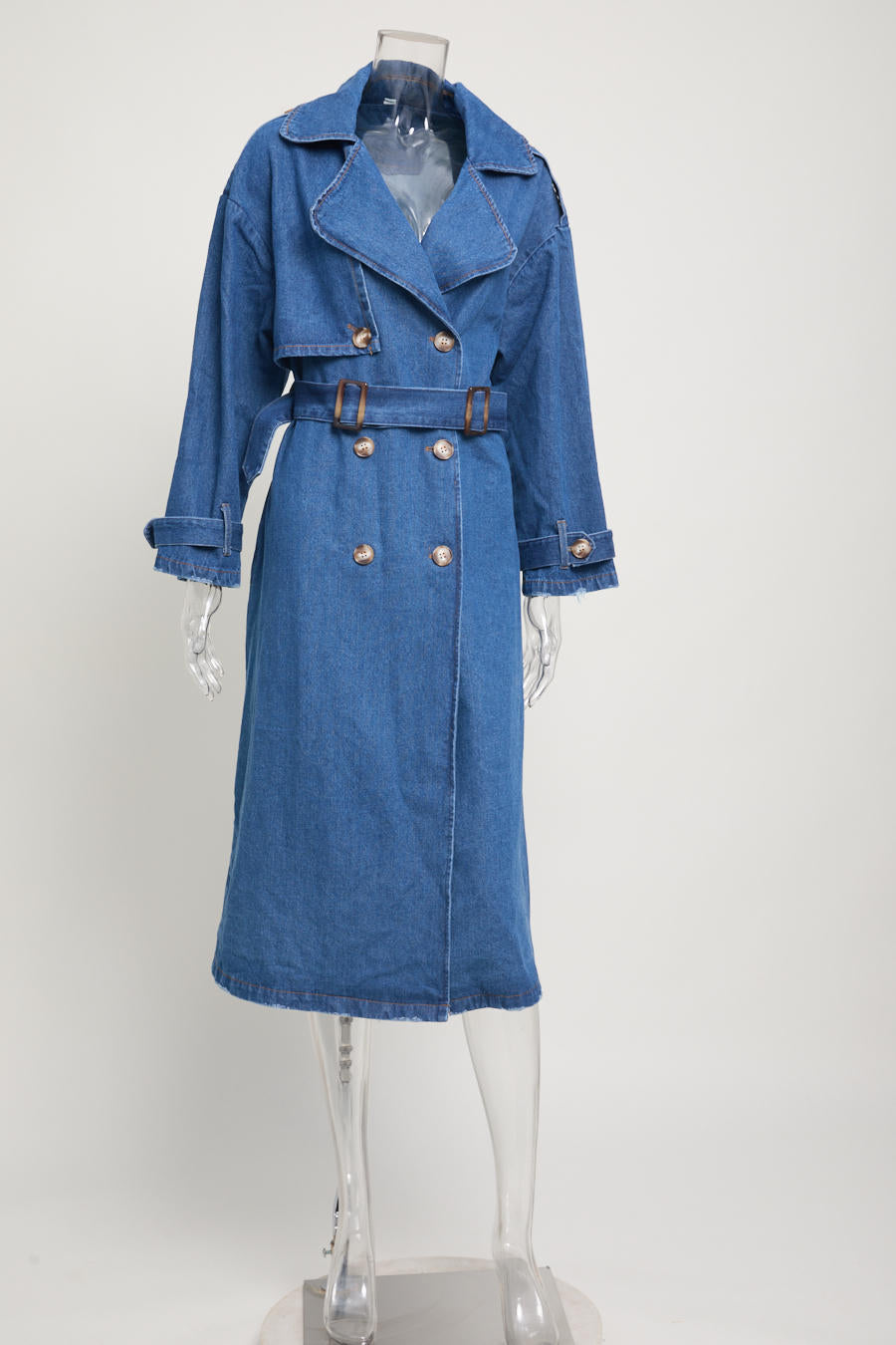 Denim Trench Coat