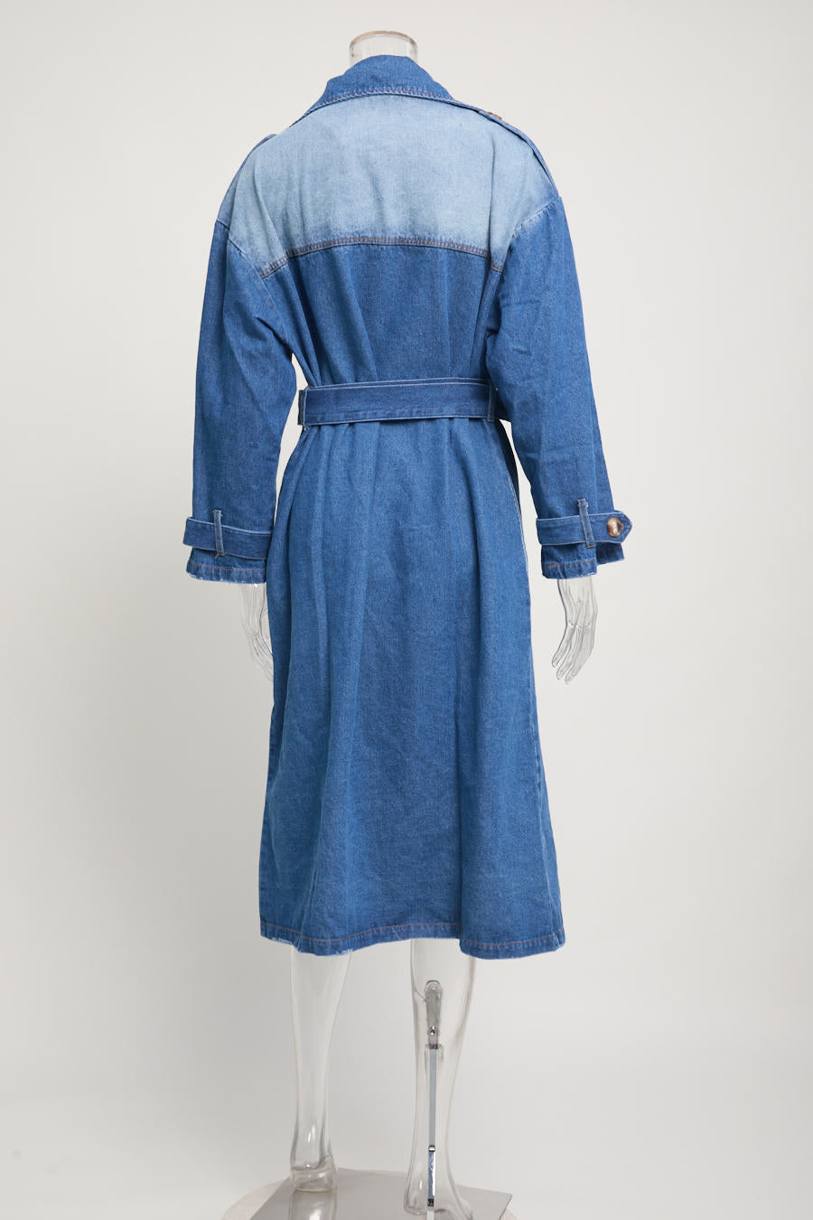 Denim Trench Coat