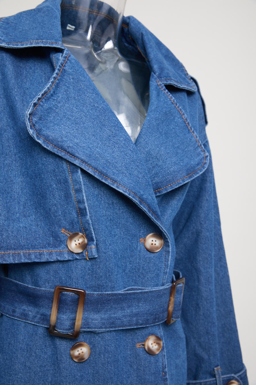 Denim Trench Coat