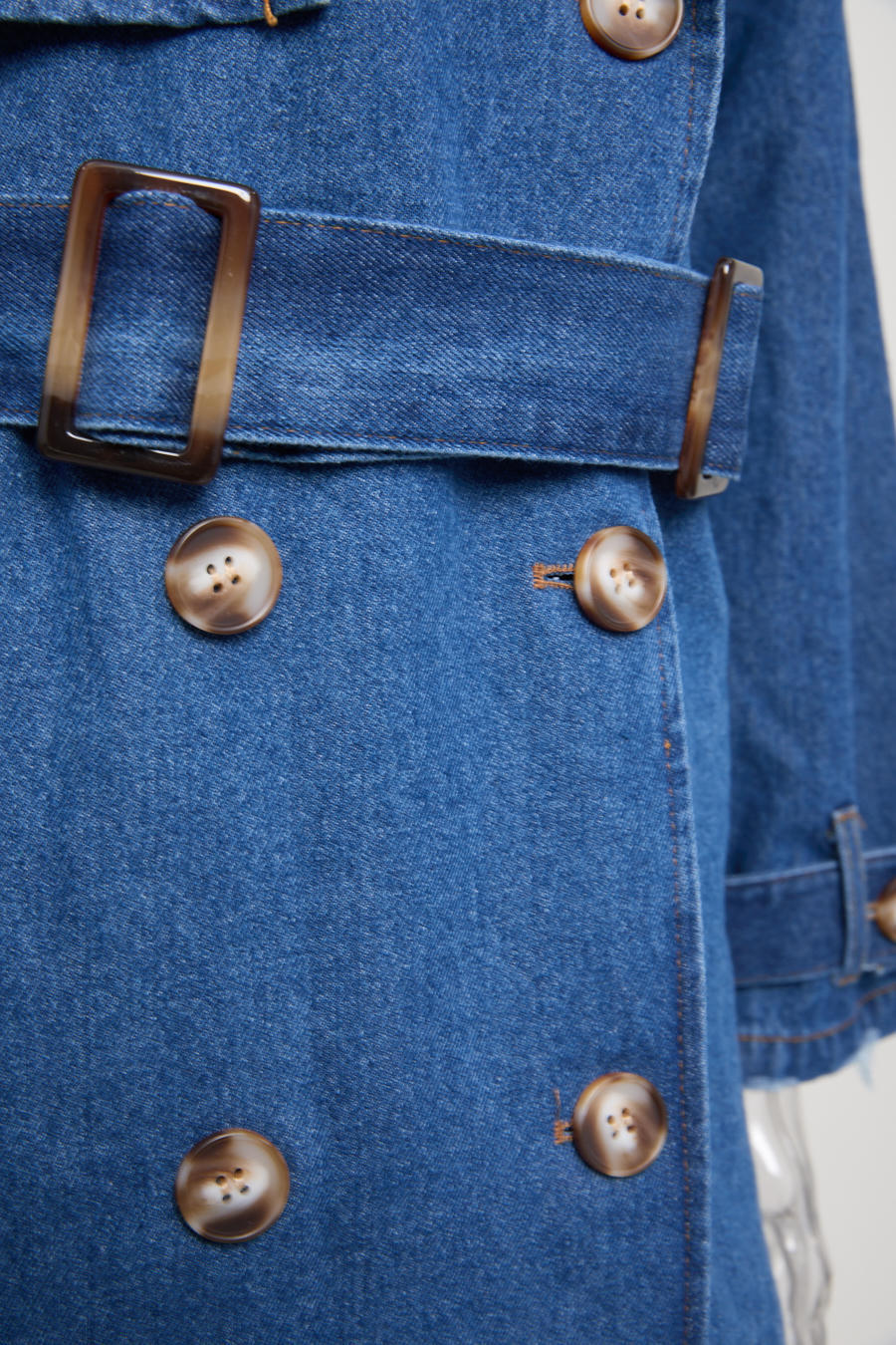 Denim Trench Coat