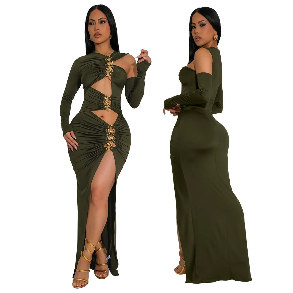 Entanglement Cutout Maxi Dress