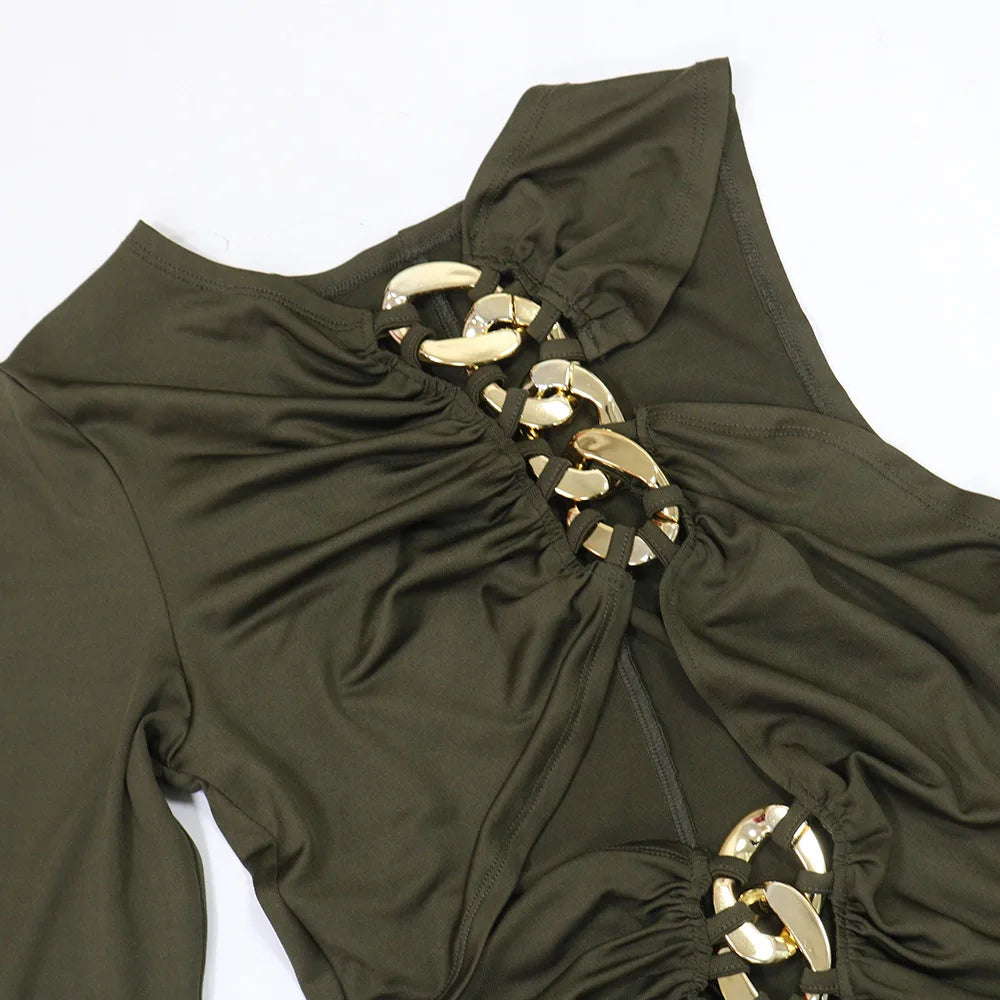 Entanglement Cutout Maxi Dress