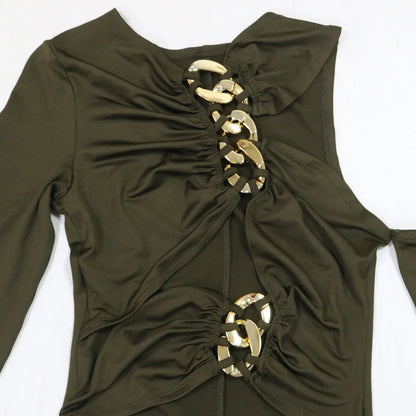 Entanglement Cutout Maxi Dress