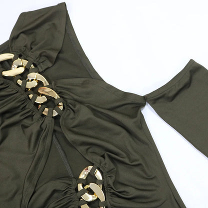 Entanglement Cutout Maxi Dress