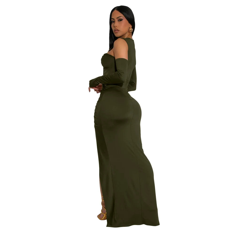 Entanglement Cutout Maxi Dress