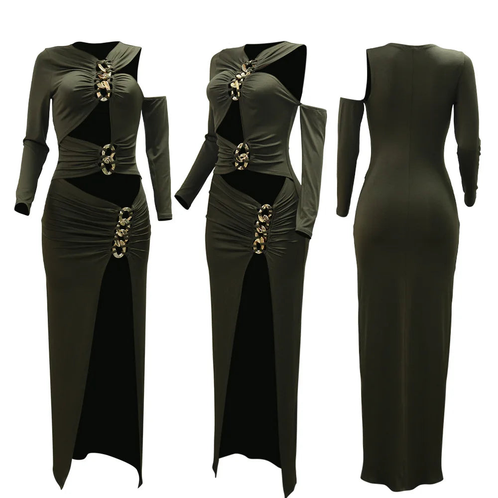 Entanglement Cutout Maxi Dress
