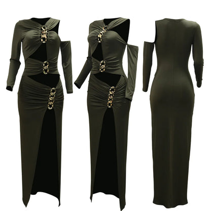 Entanglement Cutout Maxi Dress
